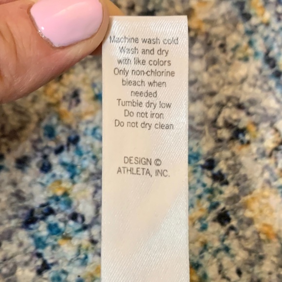 ATHLETA double take teal tank top size M - Picture 11 of 11